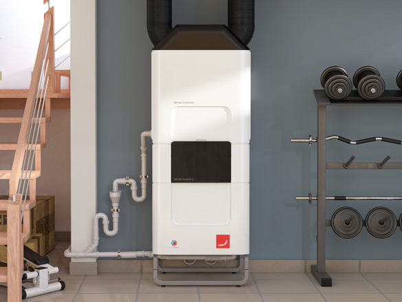 Rendering Zehnder ComfoClime 36 Comfortable indoor ventilation Front view