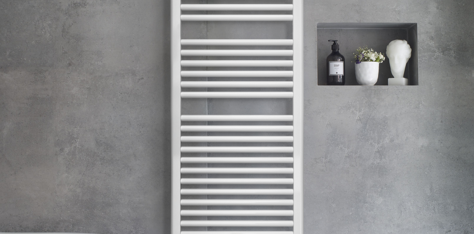 Rendering Zehnder Aura Decorative radiator Front view