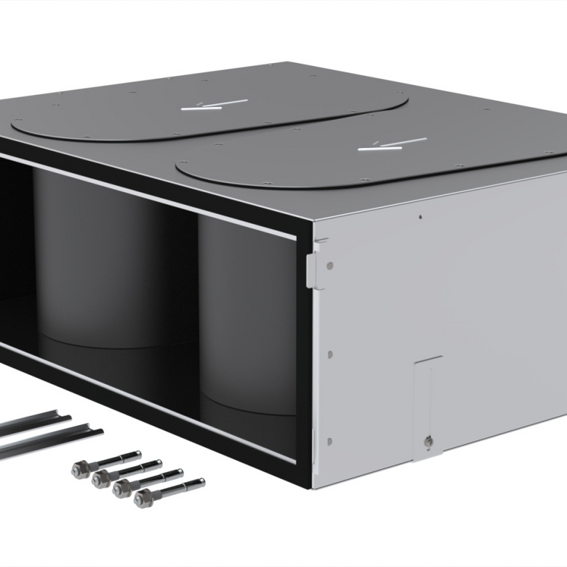 Rendering Zehnder ComfoWell Comfortable indoor ventilation Angled view