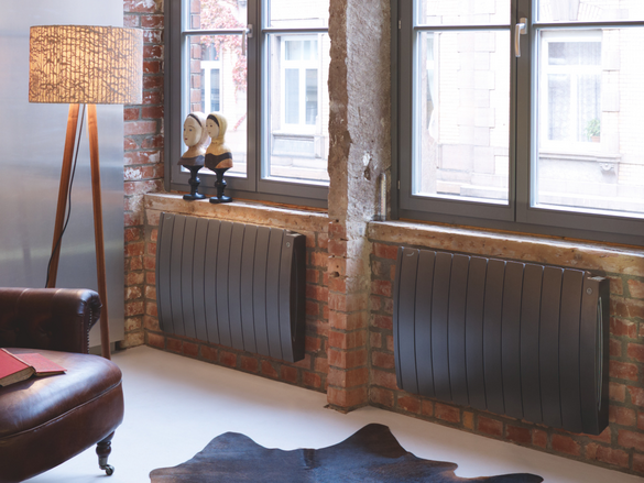 Rendering Farë Tech Decorative radiator Front view