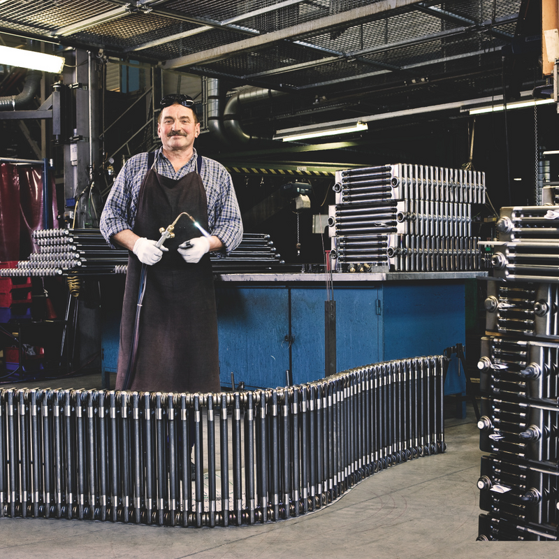 Photograph Zehnder Charleston Decorative radiator Front view