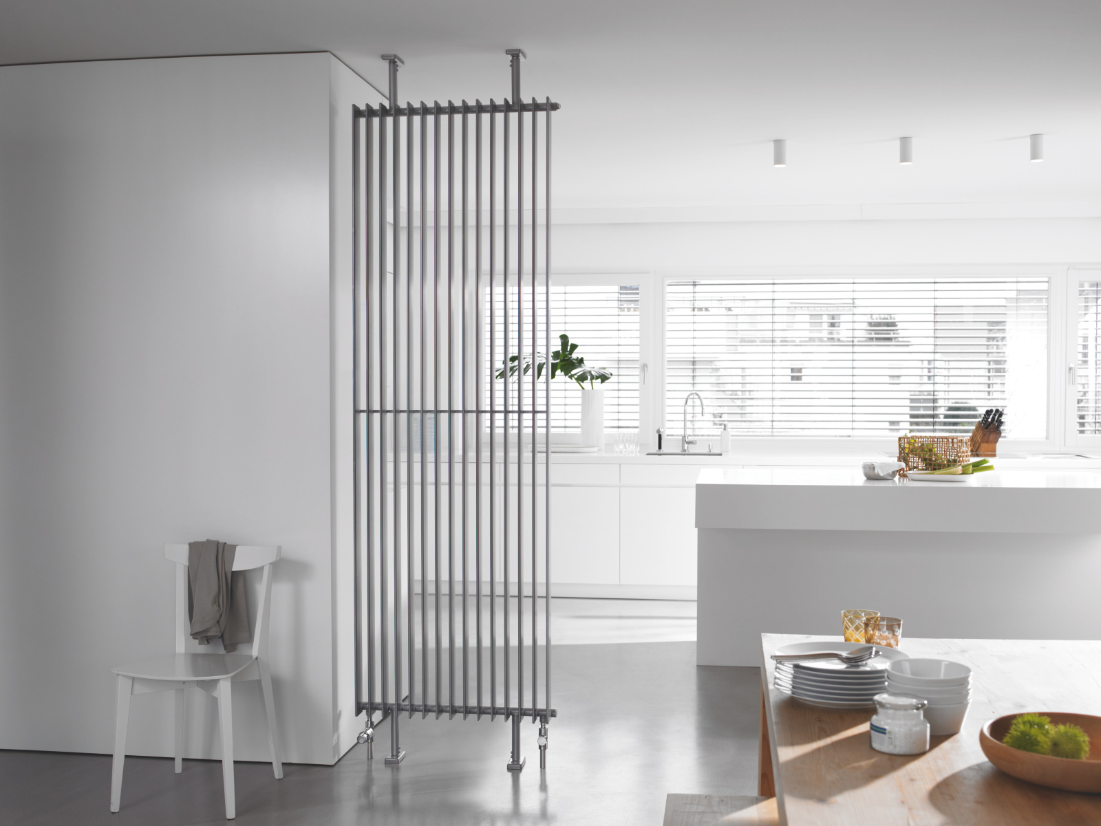 Rendering Zehnder Excelsior Decorative radiator Front view