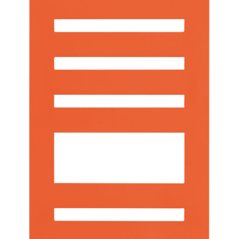 Zehnder_RAD_Metropolitan-Spa-EL_RACY-S_clipping_orange_quartz Cut-Out Zehnder Metropolitan Spa Decorative radiator Front view