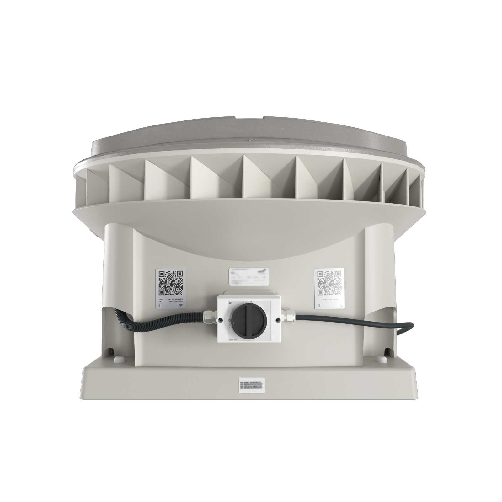 Cut-Out Zehnder ComfoRoof MX Automatic Comfortable indoor ventilation Front view