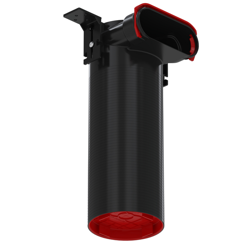 Rendering Zehnder ComfoCase CLRF Comfortable indoor ventilation Angled view