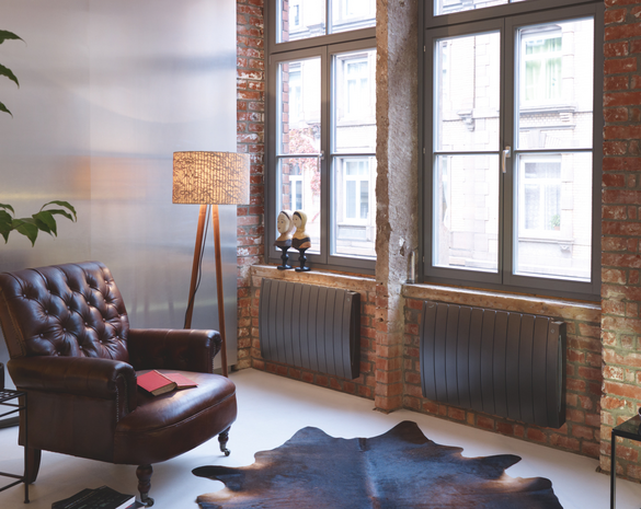 Rendering Farë Tech Decorative radiator Front view