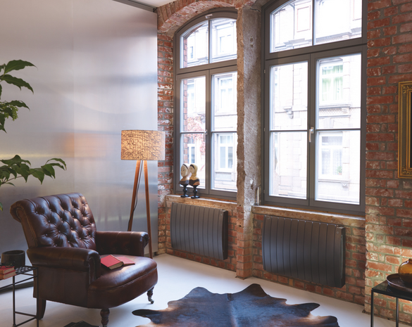 Rendering Farë Tech Decorative radiator Front view