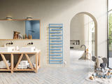 TET-150-050, pastel blue, IHE Chrome ,EL, Tetris Radiator, bathroom, Milieu,