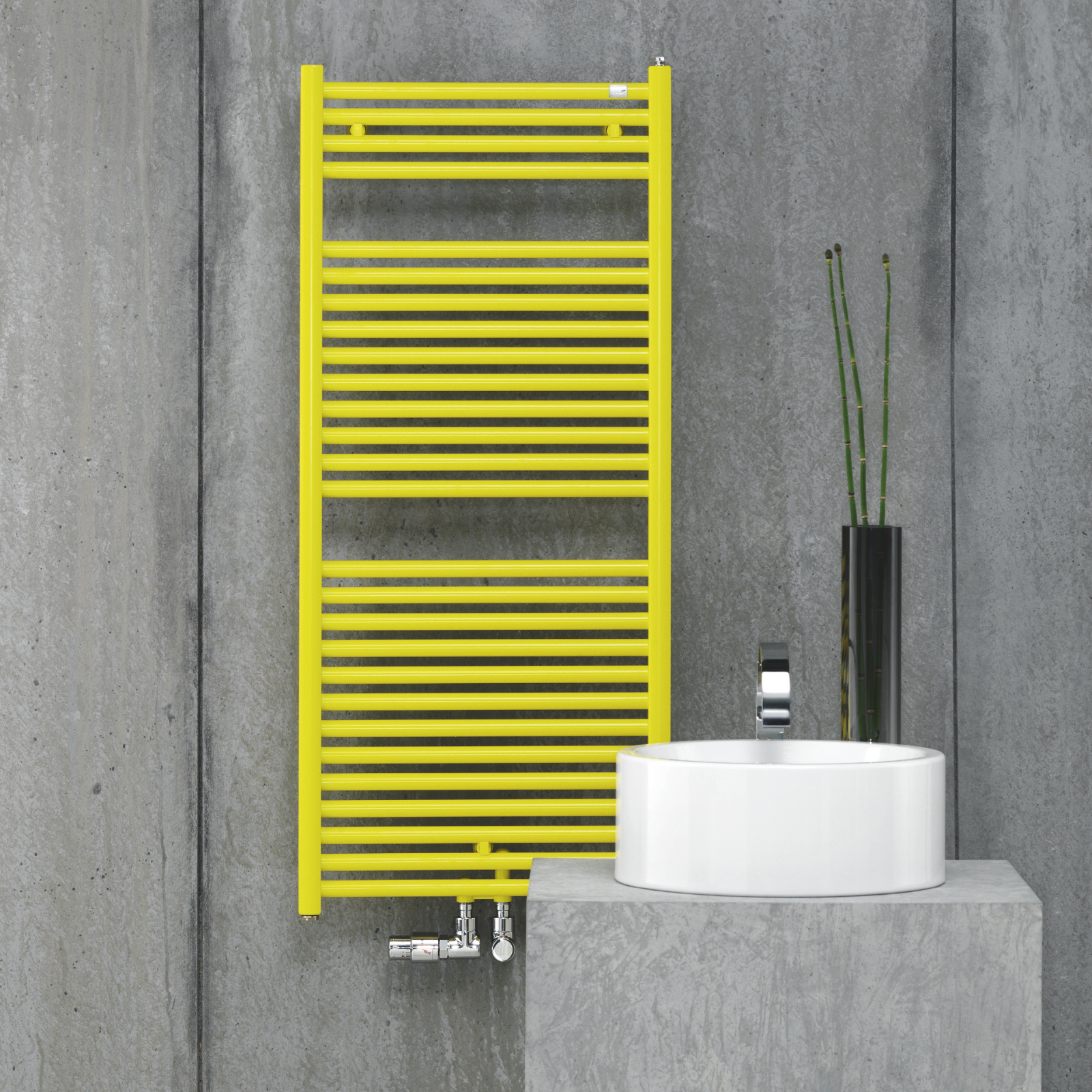 Zehnder_RAD_Toga-Troja-HY_spring green_print+web Rendering Zehnder Toga Decorative radiator Front view
