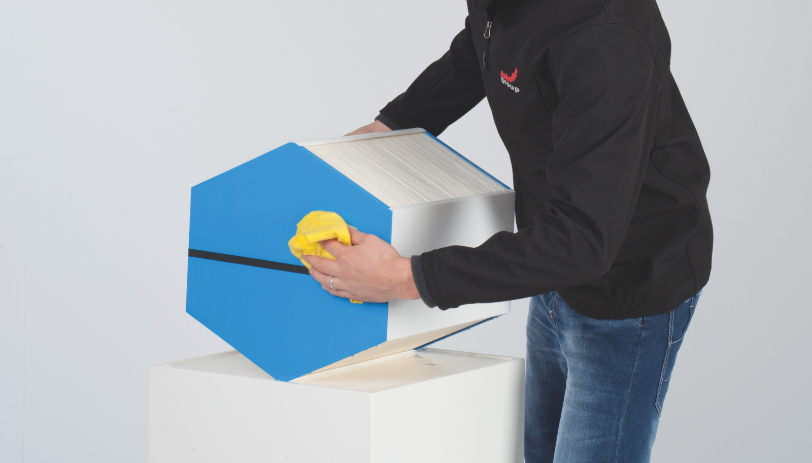 Photograph Zehnder Enthalpie Exchanger for ComfoAir Comfortable indoor ventilation 3D view