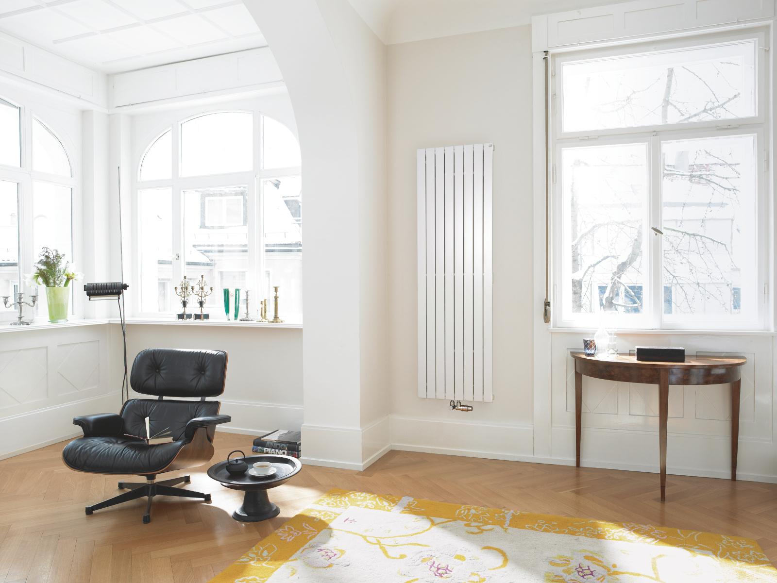 Rendering Zehnder Nova Neo Decorative radiator Front view