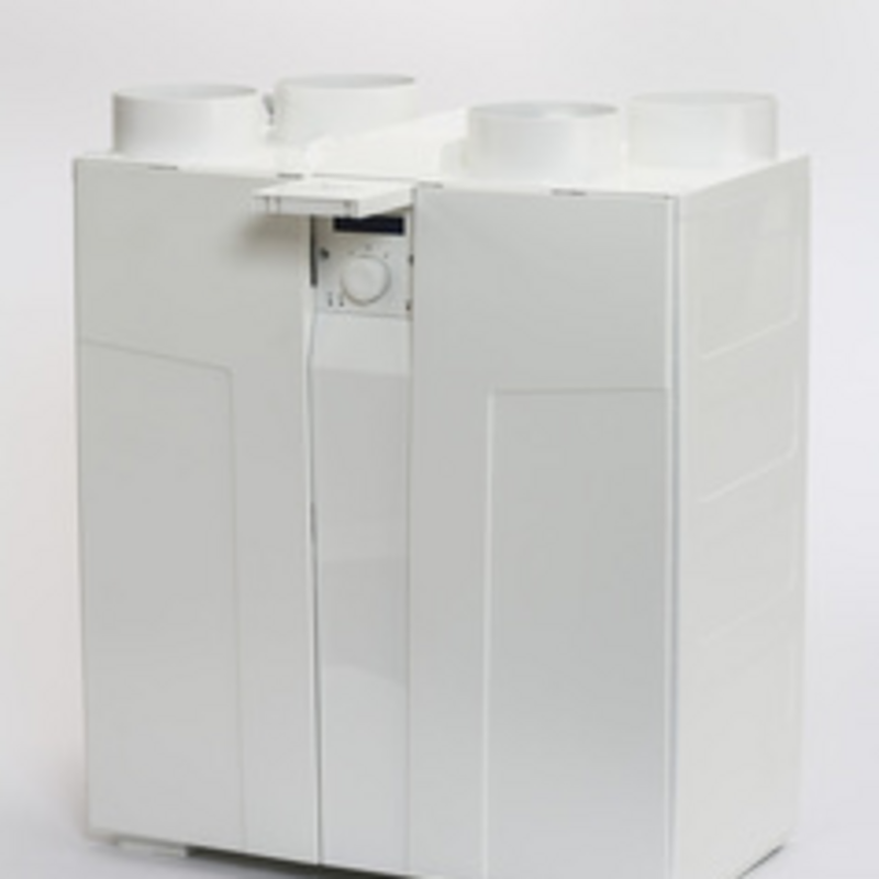 Cut-Out Zehnder ComfoAir Compact WM Comfortable indoor ventilation Front view