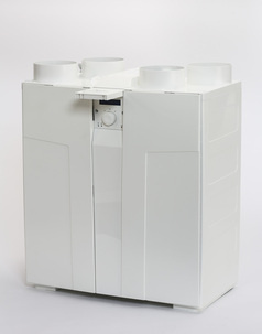 Cut-Out Zehnder ComfoAir Compact WM Comfortable indoor ventilation Front view