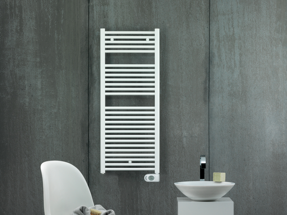 Rendering Zehnder Aura Decorative radiator Front view