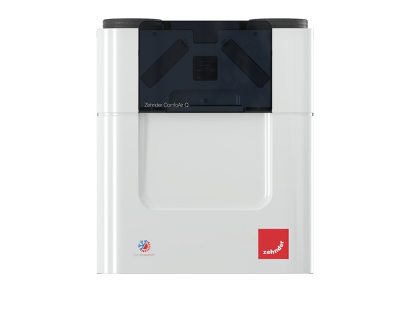 Cut-Out Zehnder ComfoAir Q350 TR Comfortable indoor ventilation Front view