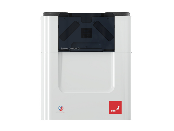 Cut-Out Zehnder ComfoAir Q350 TR Comfortable indoor ventilation Front view