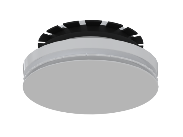 Rendering Zehnder ComfoValve Luna S125 Comfortable indoor ventilation Angled view