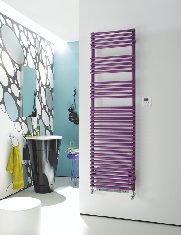 Rendering Zehnder Forma Spa Air Decorative radiator Front view