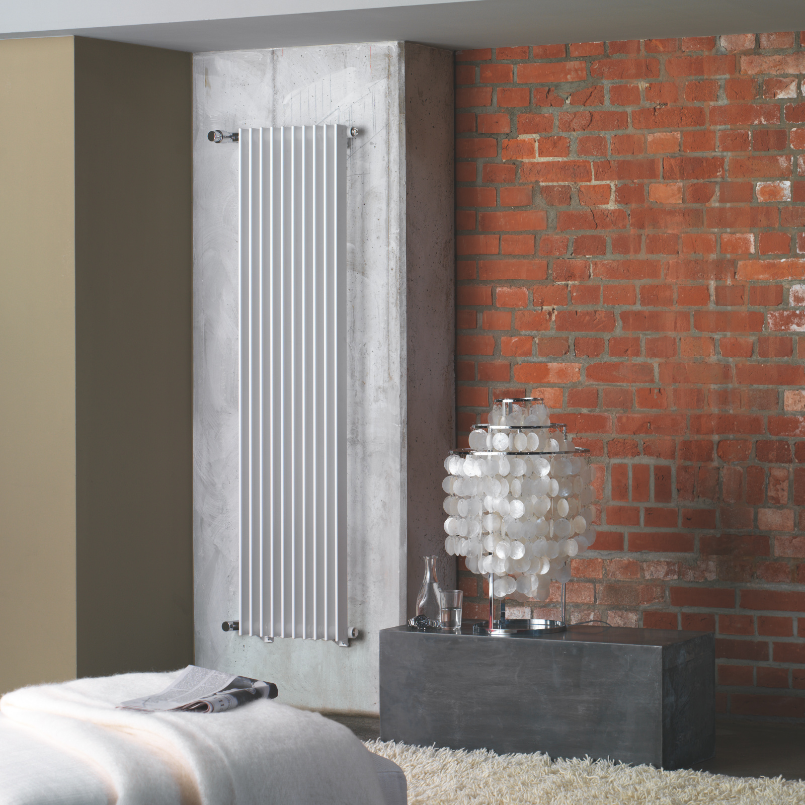 Rendering Zehnder Excelsior Decorative radiator Front view
