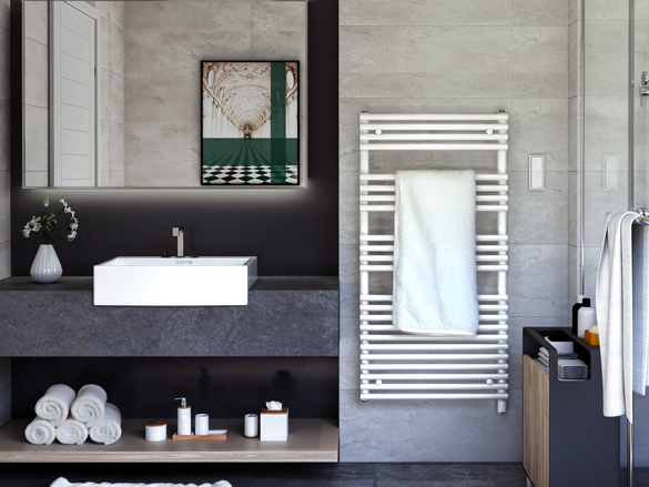 Rendering Zehnder Forma Spa Decorative radiator 