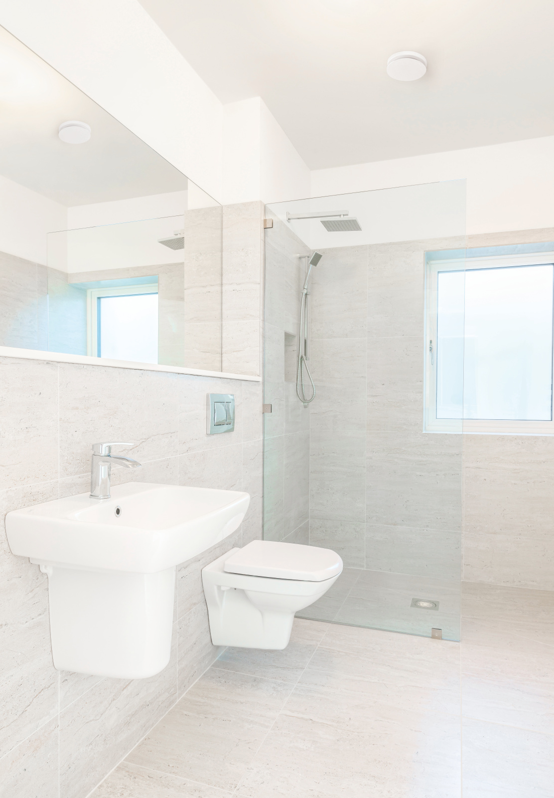 Rendering Zehnder ComfoValve Luna E125 Comfortable indoor ventilation Bottom view