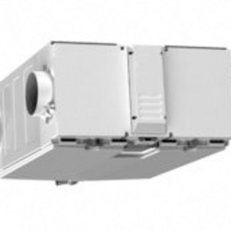 Cut-Out Zehnder ComfoAir Compact CM Comfortable indoor ventilation Bottom view