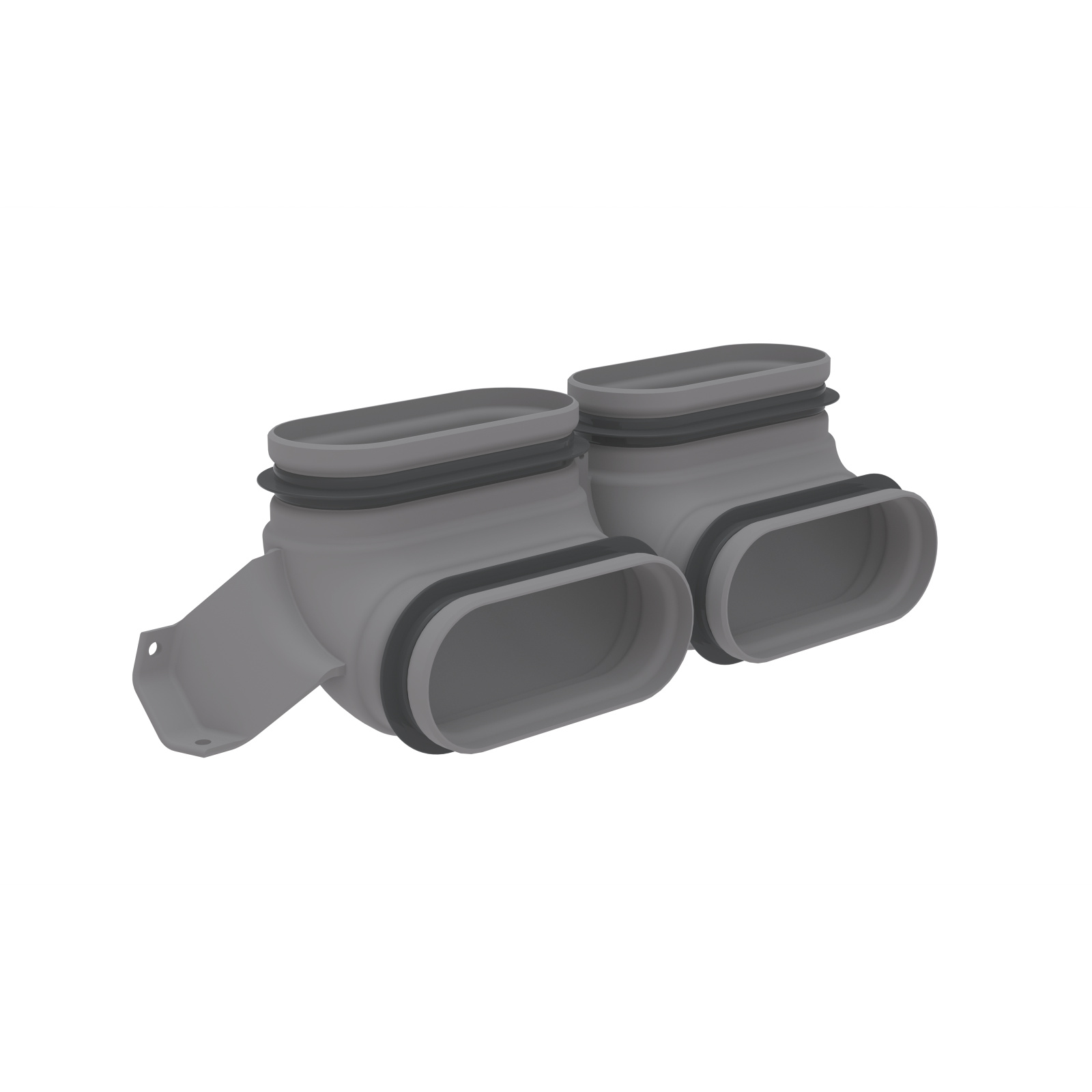 Cut-Out Zehnder ComfoFit bend CK Comfortable indoor ventilation Front view