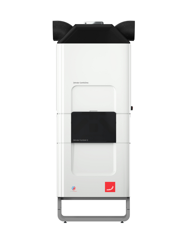 Cut-Out Zehnder ComfoClime Q Comfortable indoor ventilation Front view