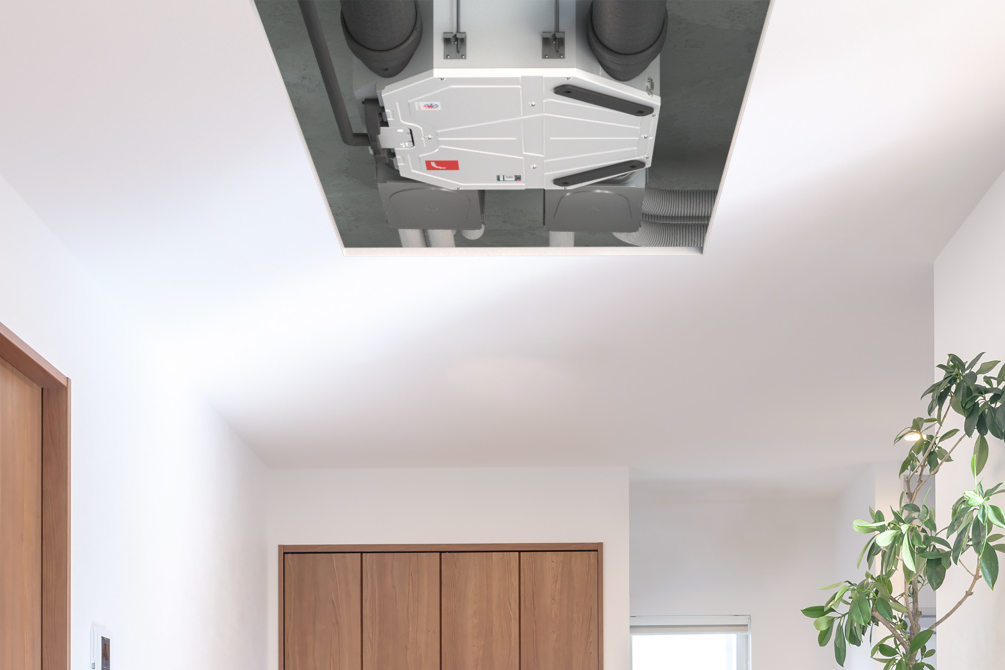 Stock Content Zehnder ComfoAir Flex 250 Comfortable indoor ventilation Front view