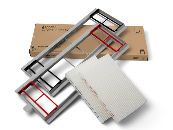 Cut-Out Zehnder ComfoAir Standard 300 Comfortable indoor ventilation Front view