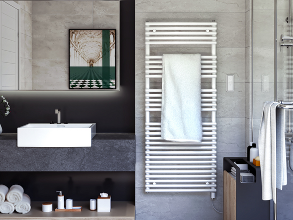 Rendering Zehnder Forma Spa Decorative radiator 