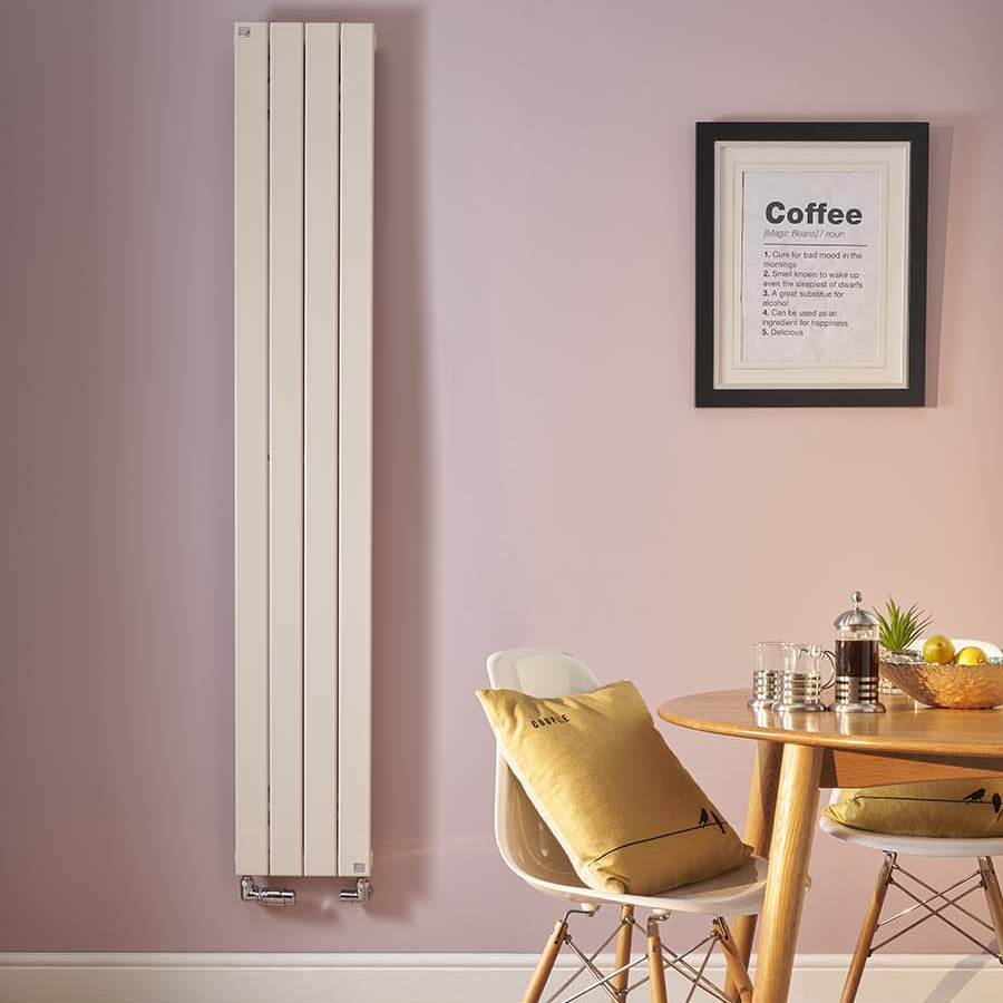 Rendering Zehnder Roda Decorative radiator Front view