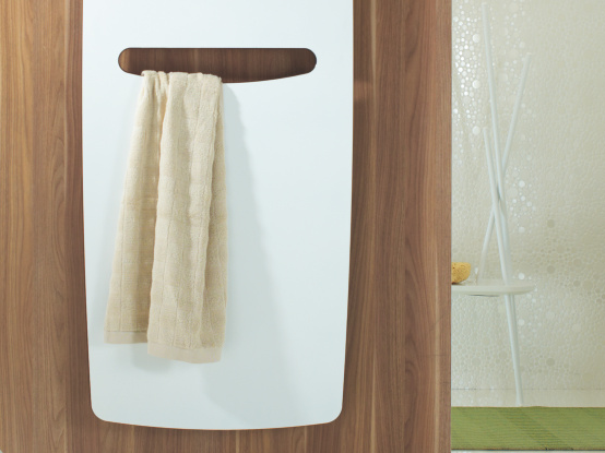 Rendering Zehnder Vitalo Spa Decorative radiator Front view